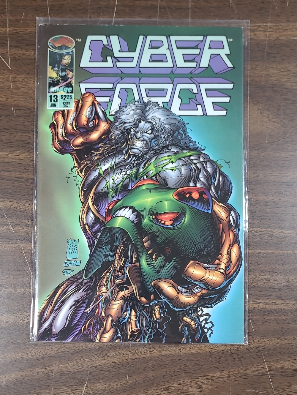 Cyber Force Comic Book Issue #13 - June Bagged